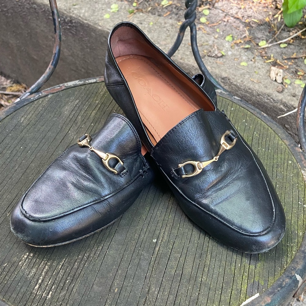 Coach Haley horsebit loafers / driving shoes